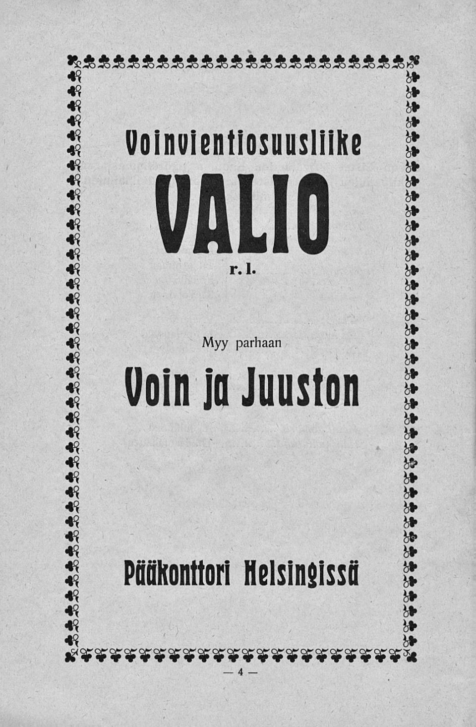 VALIO r.i.