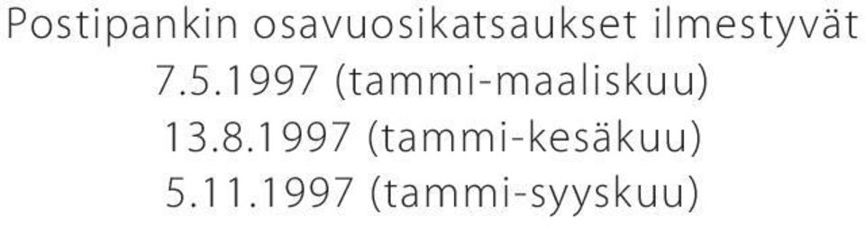 7.5.1997 (tammi-maaliskuu) 13.