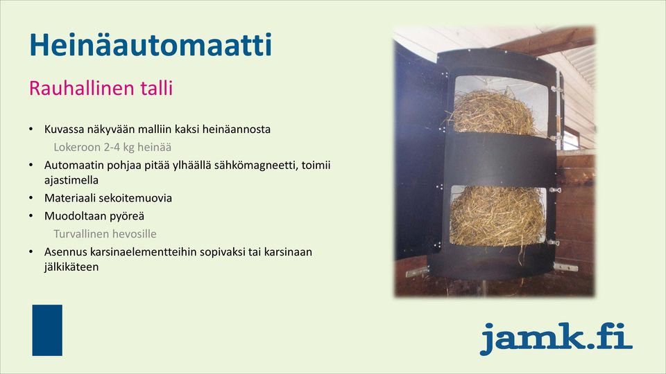 sähkömagneetti, toimii ajastimella Materiaali sekoitemuovia Muodoltaan