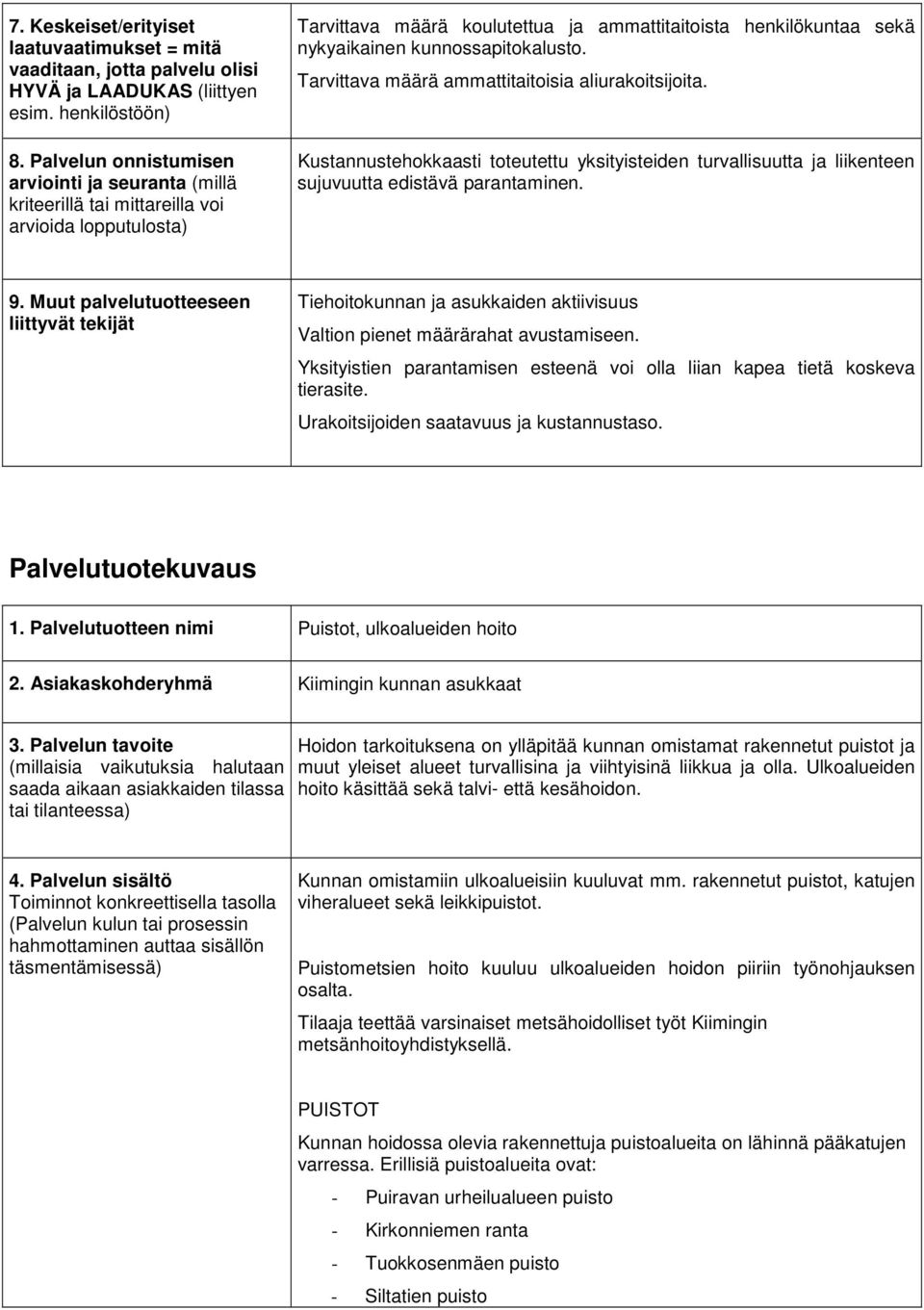 Muut palvelutuotteeseen Tiehoitokunnan ja asukkaiden aktiivisuus Valtion pienet määrärahat avustamiseen. Yksityistien parantamisen esteenä voi olla liian kapea tietä koskeva tierasite.