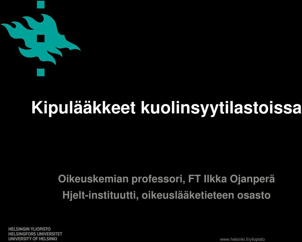 Oikeuskemian professori, FT