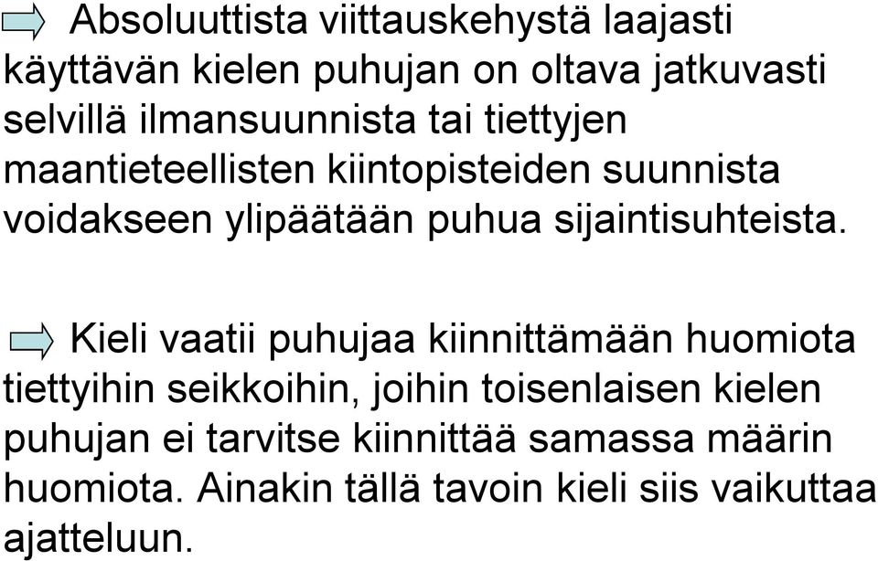 sijaintisuhteista.