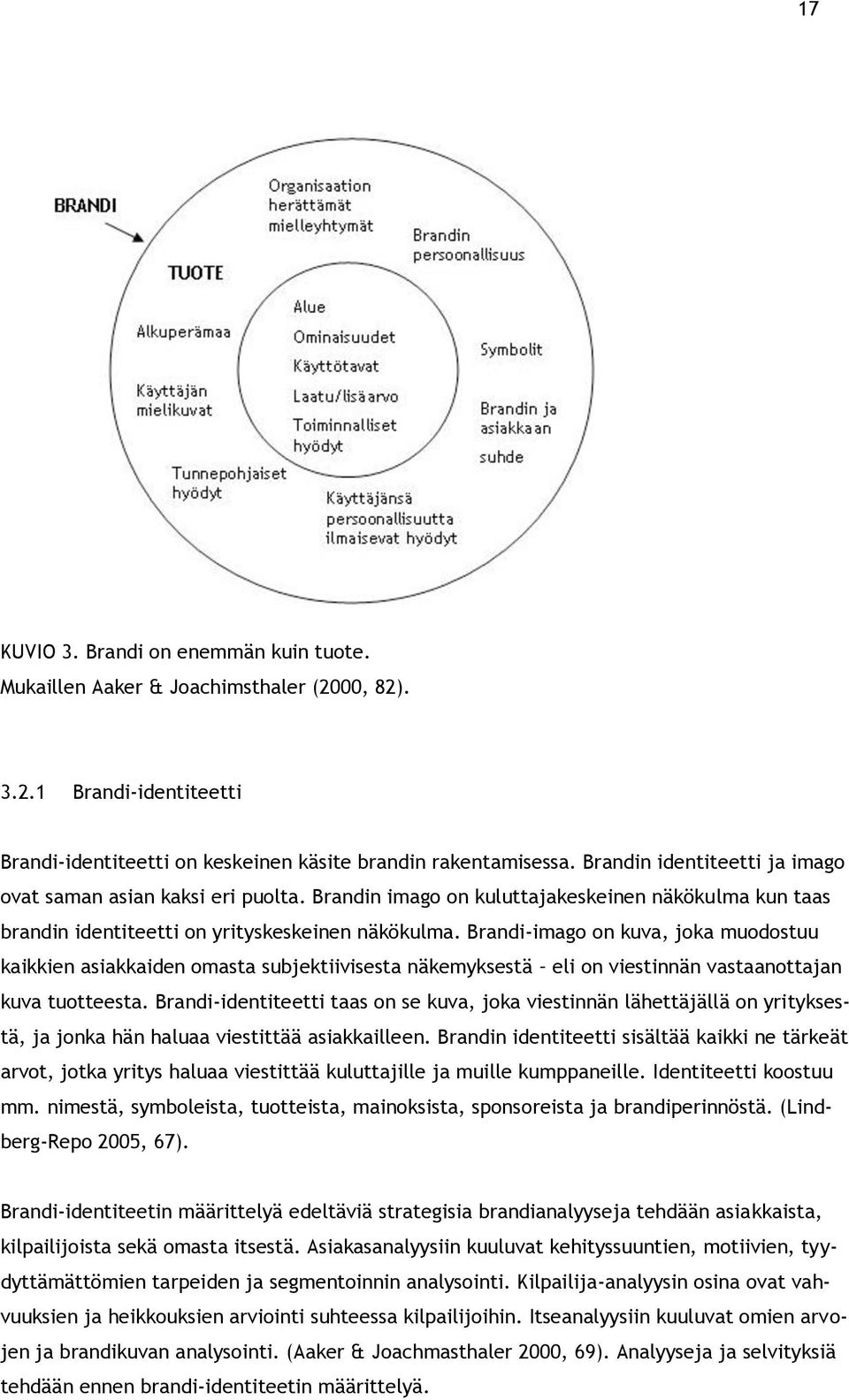 Brandi-imago on kuva, joka muodostuu kaikkien asiakkaiden omasta subjektiivisesta näkemyksestä eli on viestinnän vastaanottajan kuva tuotteesta.