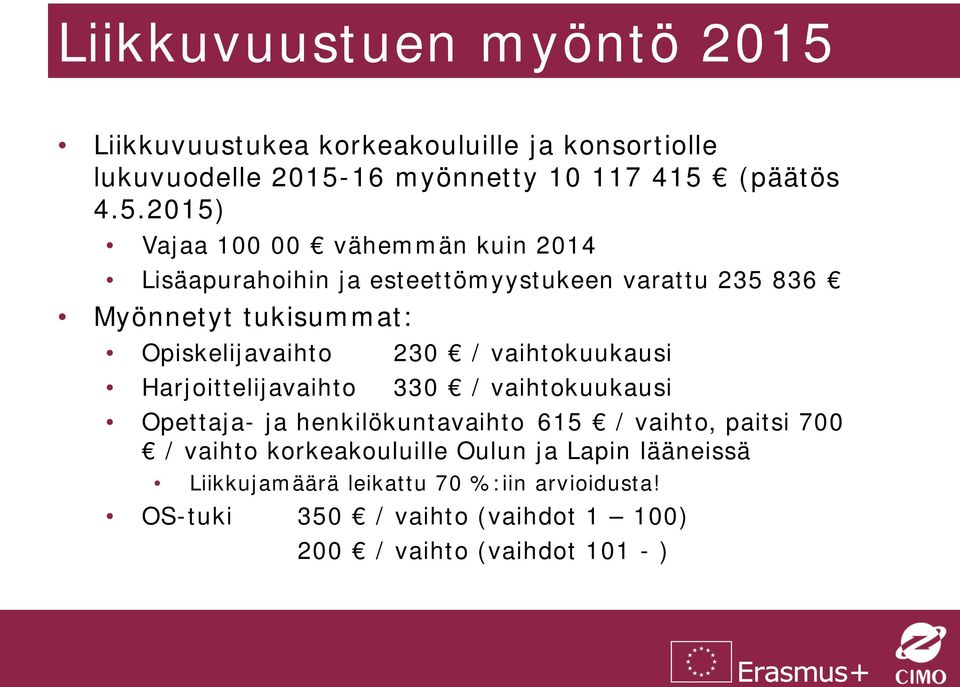16 myönnetty 10 117 415 