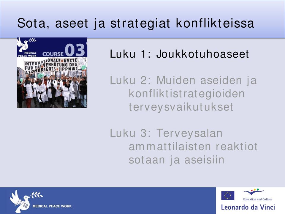 konfliktistrategioiden terveysvaikutukset Luku