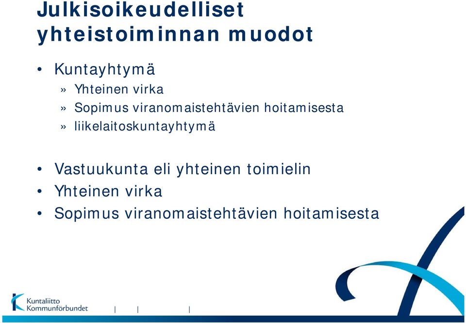 hoitamisesta» liikelaitoskuntayhtymä Vastuukunta eli