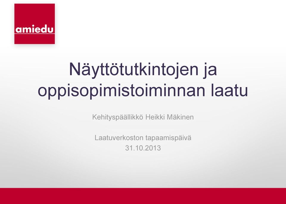 Kehityspäällikkö Heikki