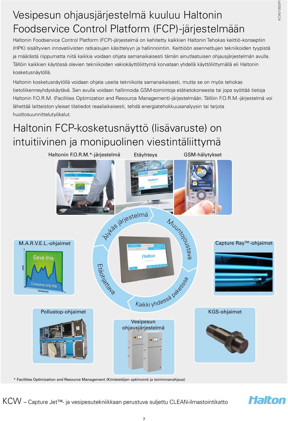 Keittiöön asennettujen tekniikoiden tyypistä ja määrästä riippumatta niitä kaikkia voidaan ohjata samanaikaisesti tämän ainutlaatuisen ohjausjärjestelmän avulla.