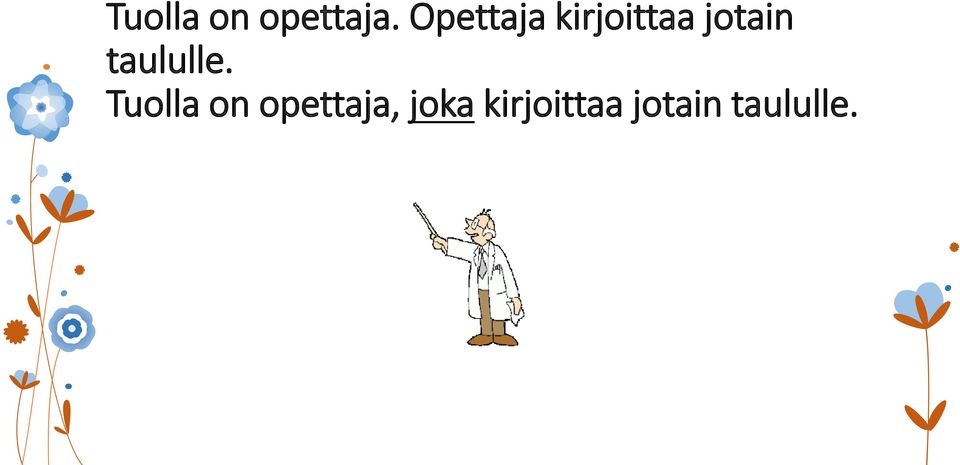 taululle.