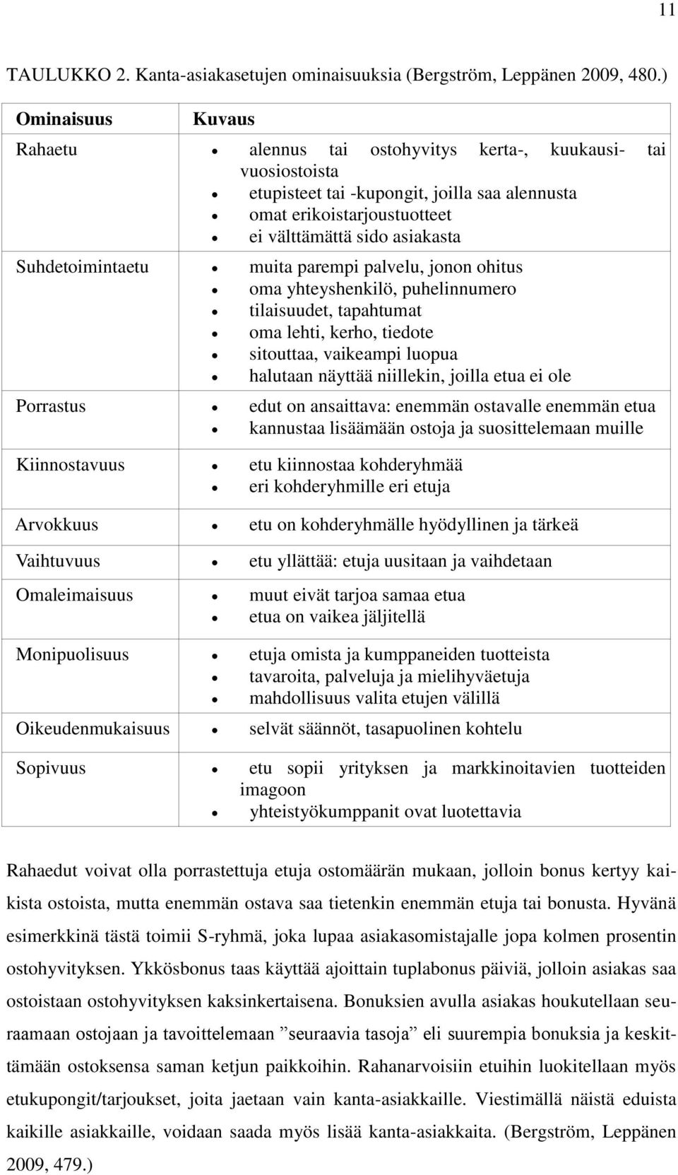 Suhdetoimintaetu muita parempi palvelu, jonon ohitus oma yhteyshenkilö, puhelinnumero tilaisuudet, tapahtumat oma lehti, kerho, tiedote sitouttaa, vaikeampi luopua halutaan näyttää niillekin, joilla