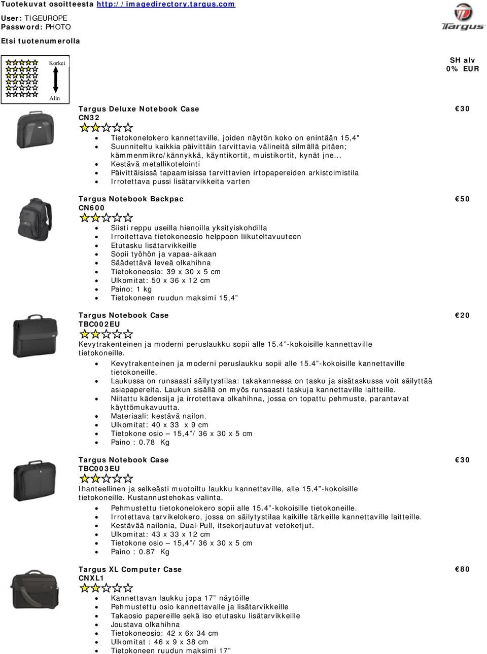 .. Kestävä metallikotelointi Päivittäisissä tapaamisissa tarvittavien irtopapereiden arkistoimistila Irrotettava pussi lisätarvikkeita varten Targus Notebook Backpac CN600 50 Siisti reppu useilla