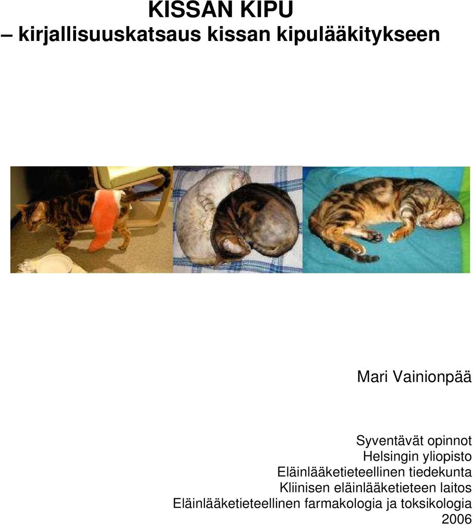 Eläinlääketieteellinen tiedekunta Kliinisen