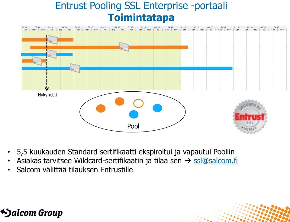 tarvitsee Wildcard-sertifikaatin ja tilaa