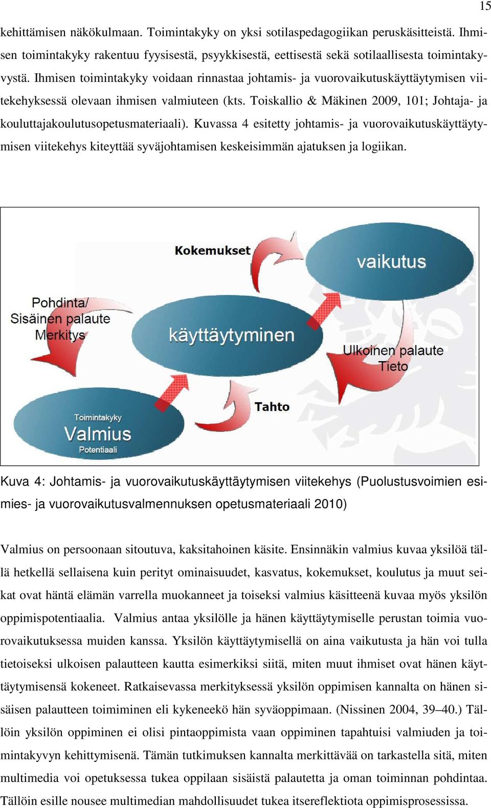 Toiskallio & Mäkinen 2009, 101; Johtaja- ja kouluttajakoulutusopetusmateriaali).