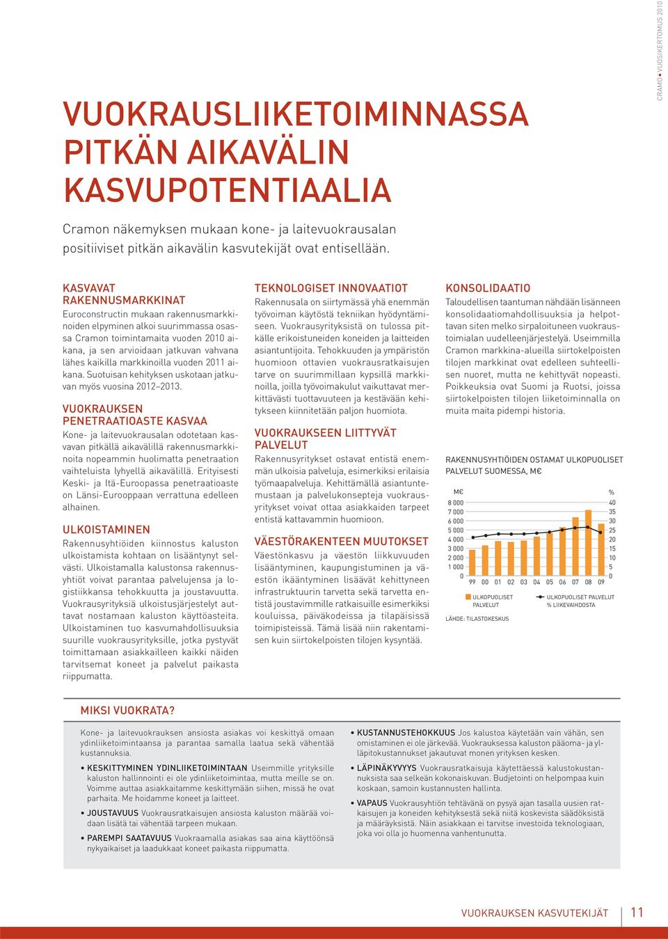 markkinoilla vuoden 211 aikana. Suotuisan kehityksen uskotaan jatkuvan myös vuosina 212 213.