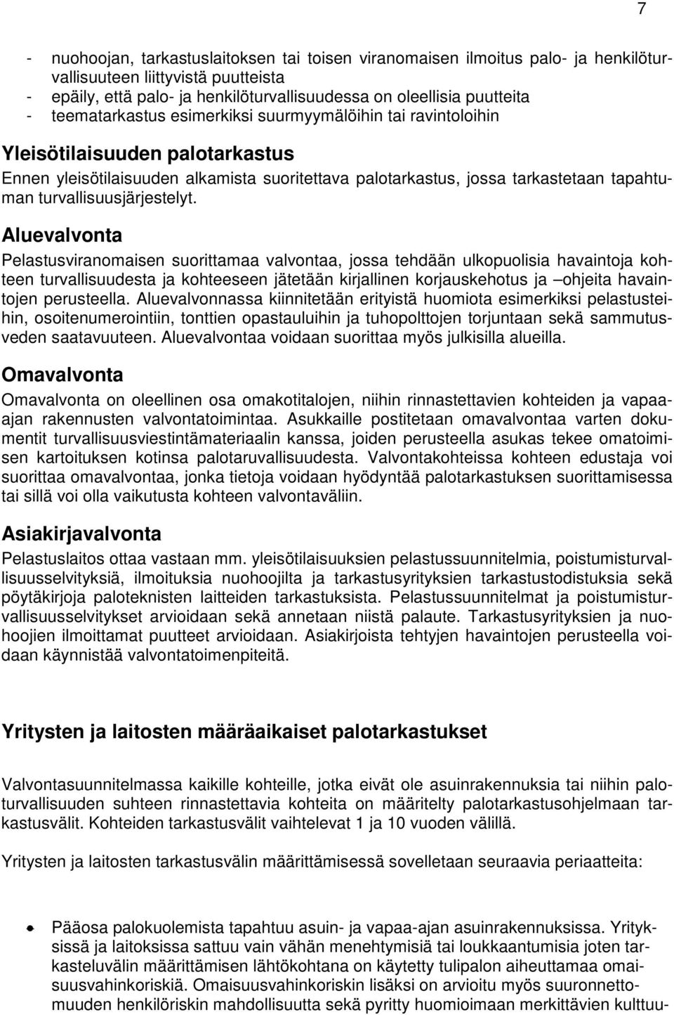 turvallisuusjärjestelyt.