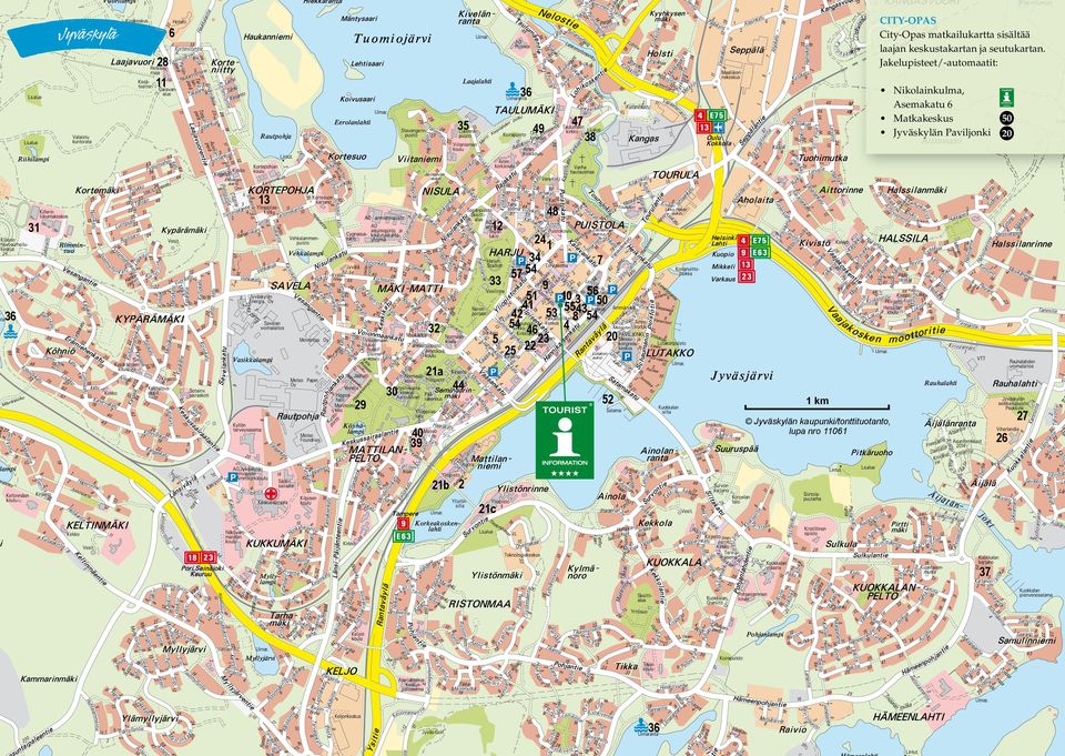kaupunki/tonttituotanto, lupa nro 11061 40 39 P Nikolainkulma, Asemakatu 6 50 Matkakeskus Jyväskylän