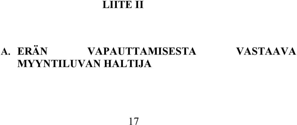 VAPAUTTAMISESTA