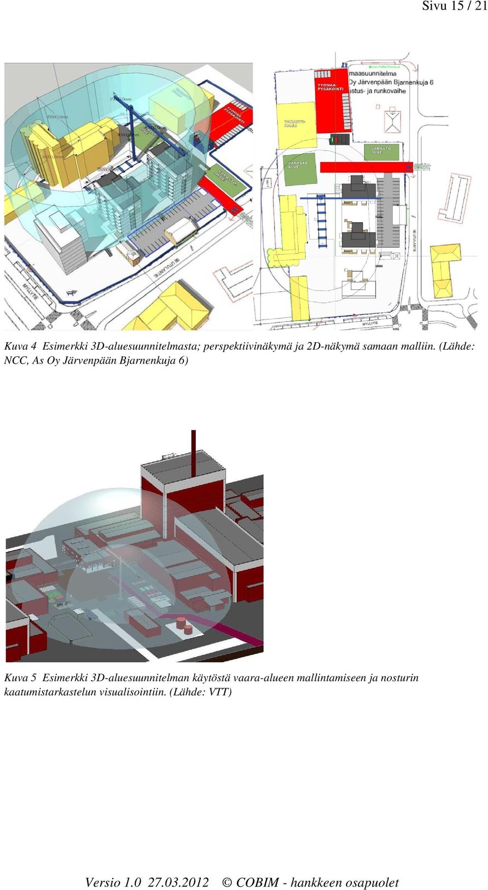 (Lähde: NCC, As Oy Järvenpään Bjarnenkuja 6) Kuva 5 Esimerkki