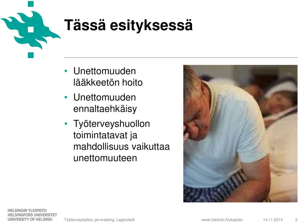 ennaltaehkäisy Työterveyshuollon