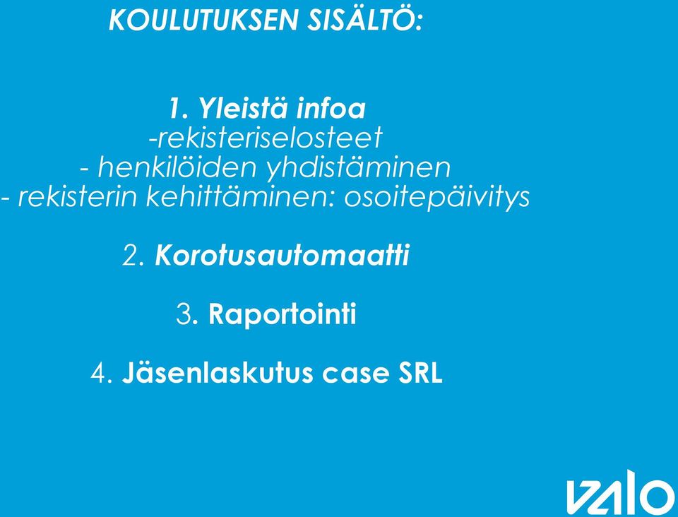 henkilöiden yhdistäminen - rekisterin