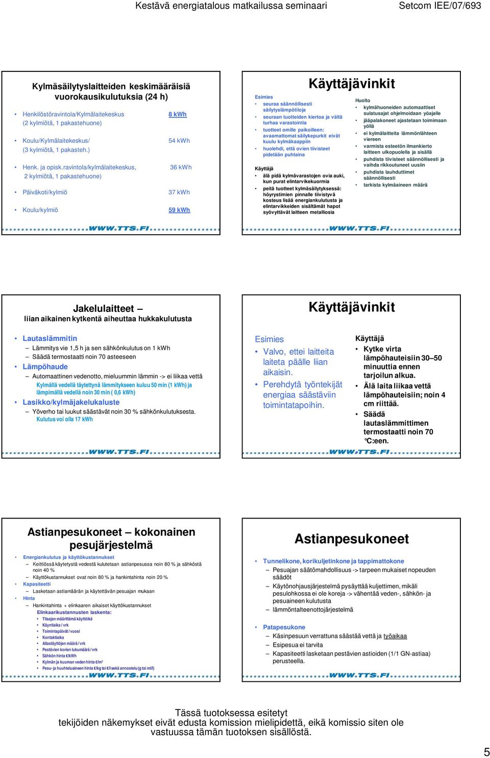 varastointia tuotteet omille paikoilleen: avaamattomat säilykepurkit eivät kuulu kylmäkaappiin huolehdi, että ovien tiivisteet pidetään puhtaina älä pidä kylmävarastojen ovia auki, kun purat