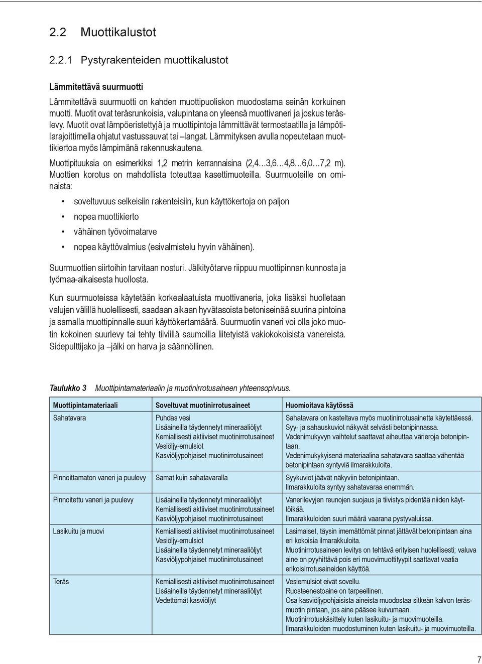 Muotit ovat lämpöeristettyjä ja muottipintoja lämmittävät termostaatilla ja lämpötilarajoittimella ohjatut vastussauvat tai langat.