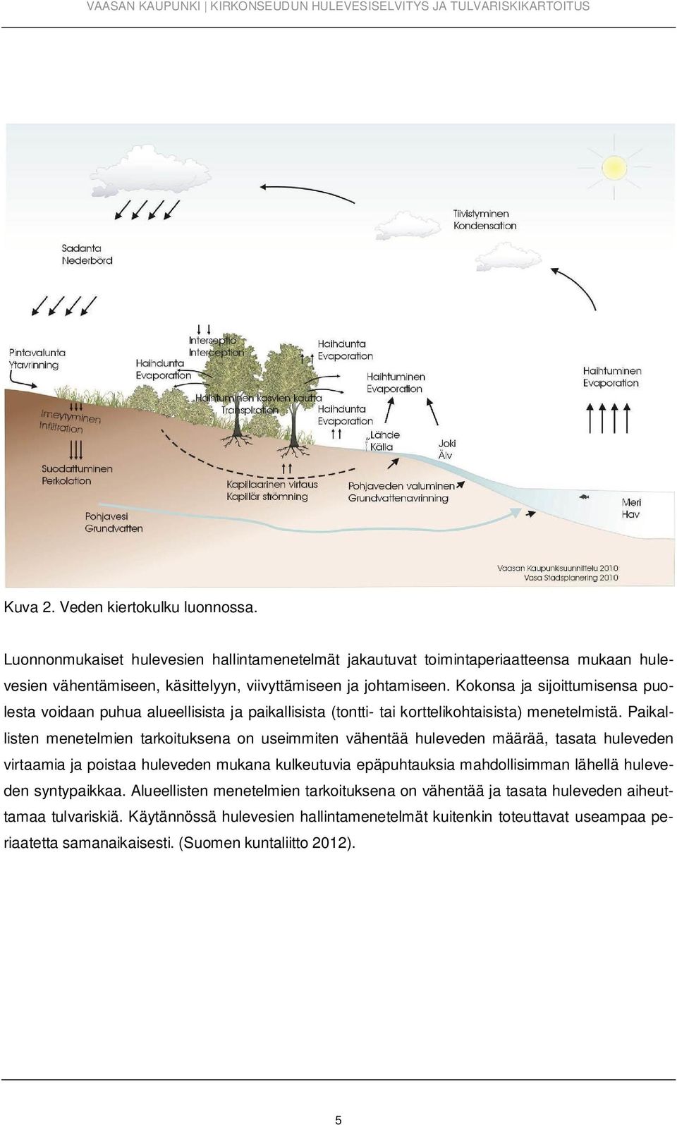 Kokonsa ja sijoittumisensa puolesta voidaan puhua alueellisista ja paikallisista (tontti- tai korttelikohtaisista) menetelmistä.