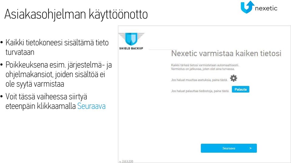 järjestelmä- ja ohjelmakansiot, joiden sisältöä ei ole
