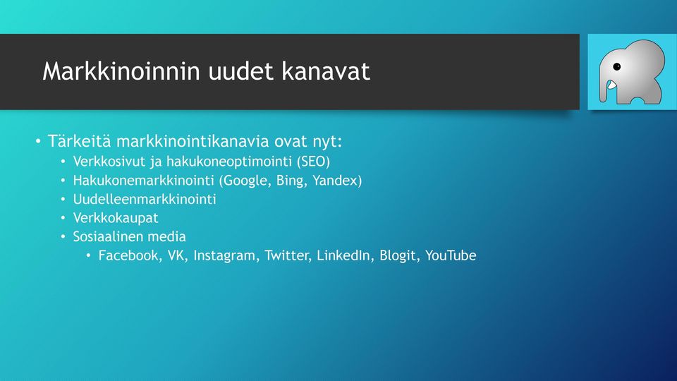 (Google, Bing, Yandex) Uudelleenmarkkinointi Verkkokaupat