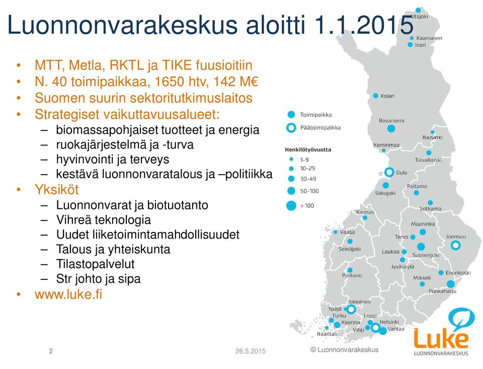 biomassapohjaiset tuotteet ja energia ruokajärjestelmä ja -turva hyvinvointi ja terveys kestävä luonnonvaratalous ja