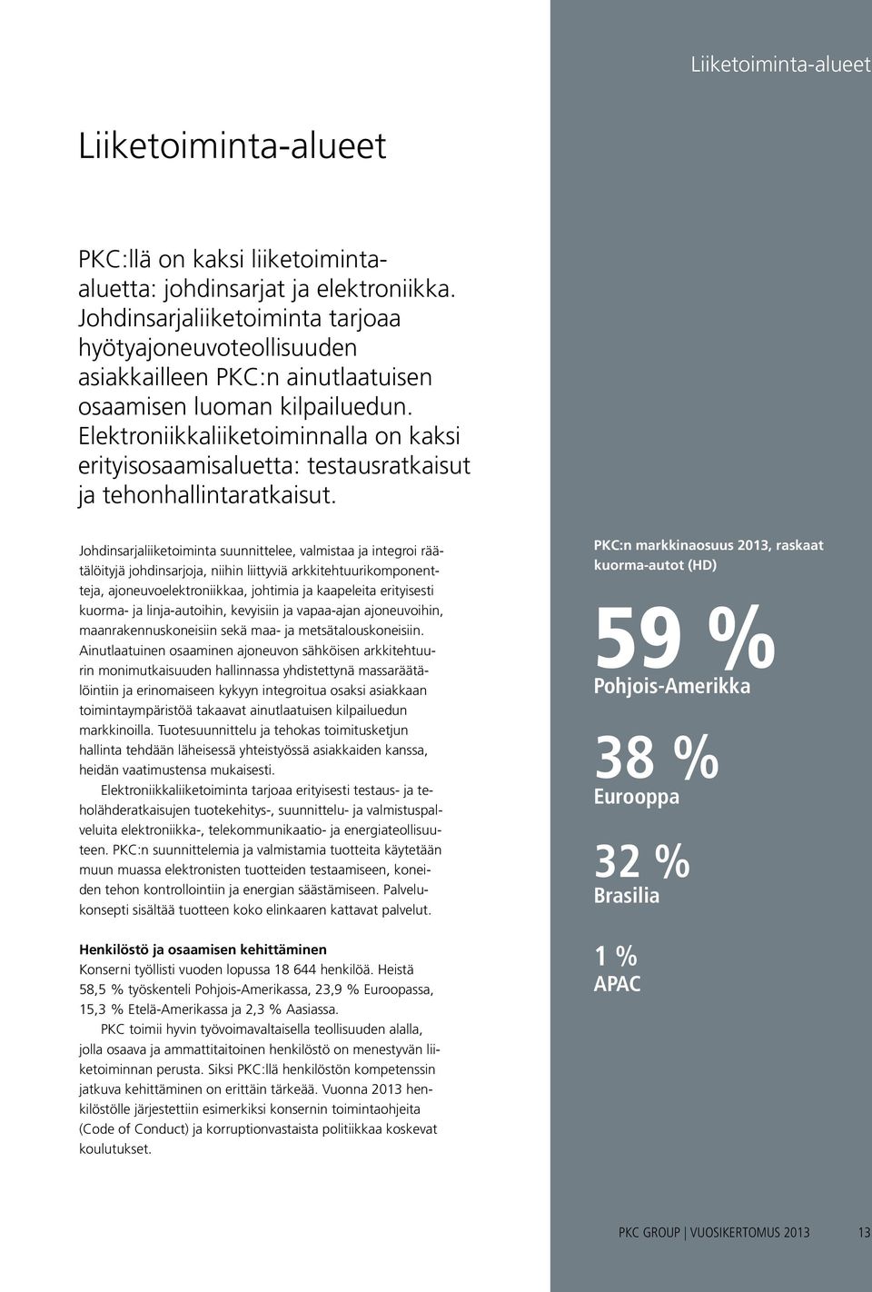 Elektroniikkaliiketoiminnalla on kaksi erityisosaamisaluetta: testausratkaisut ja tehonhallintaratkaisut.