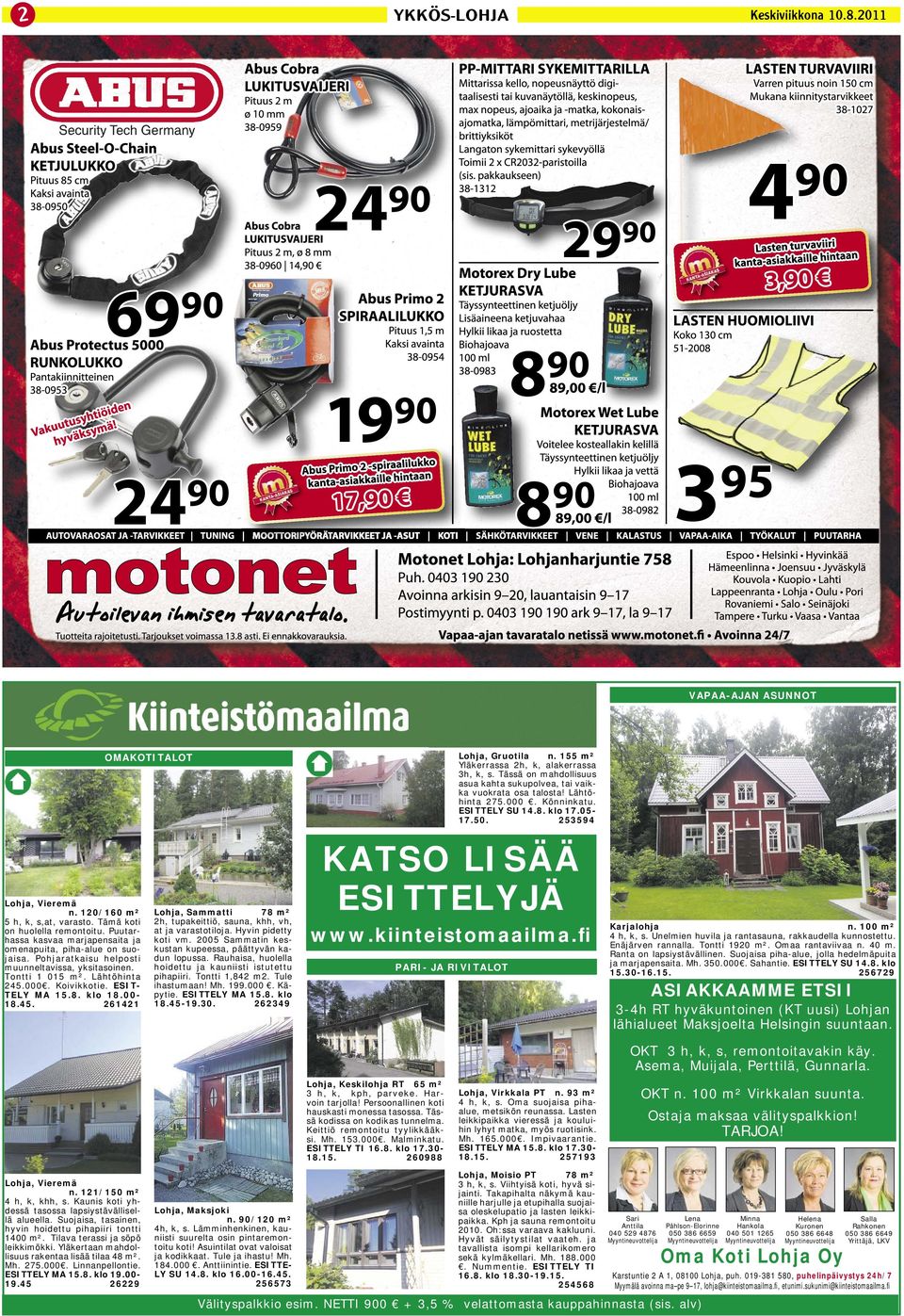 Puutarhassa kasvaa marjapensaita ja omenapuita, piha-alue on suojaisa. Pohjaratkaisu helposti muunneltavissa, yksitasoinen. Tontti 1 015 m². Lähtöhinta 245.000. Koivikkotie. ESITTELY MA 15.8. klo 18.