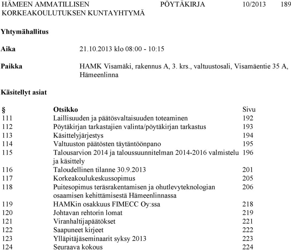 Käsittelyjärjestys 194