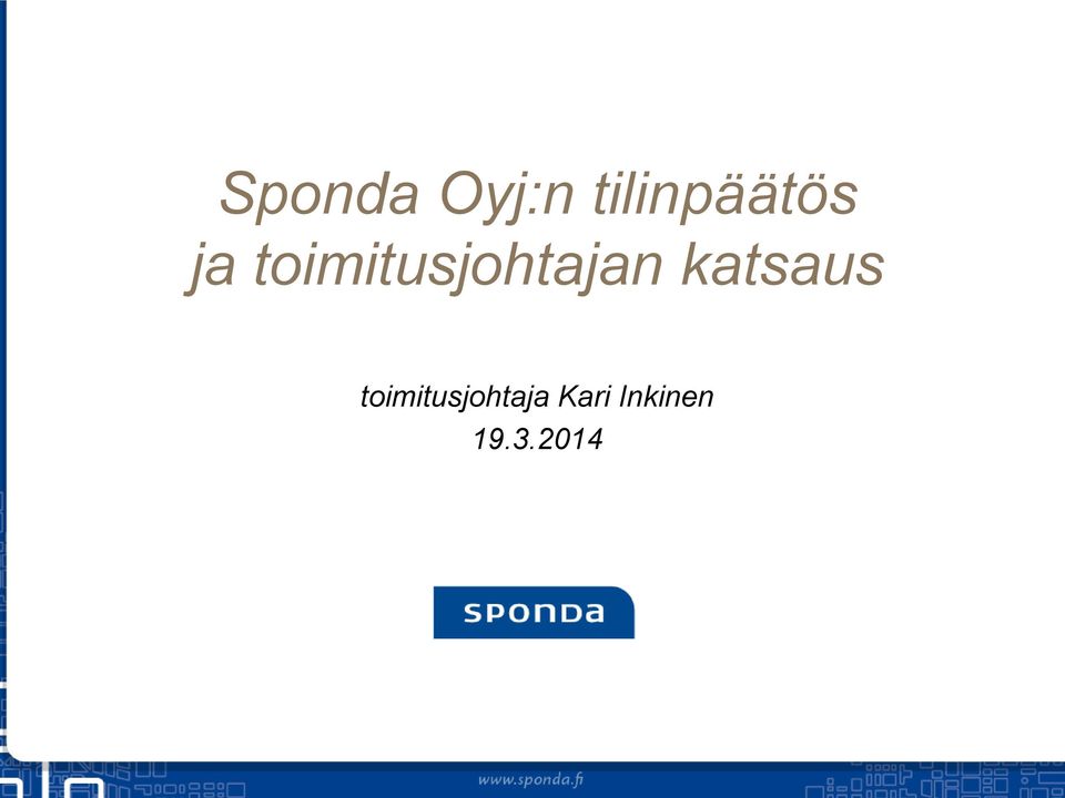 toimitusjohtajan