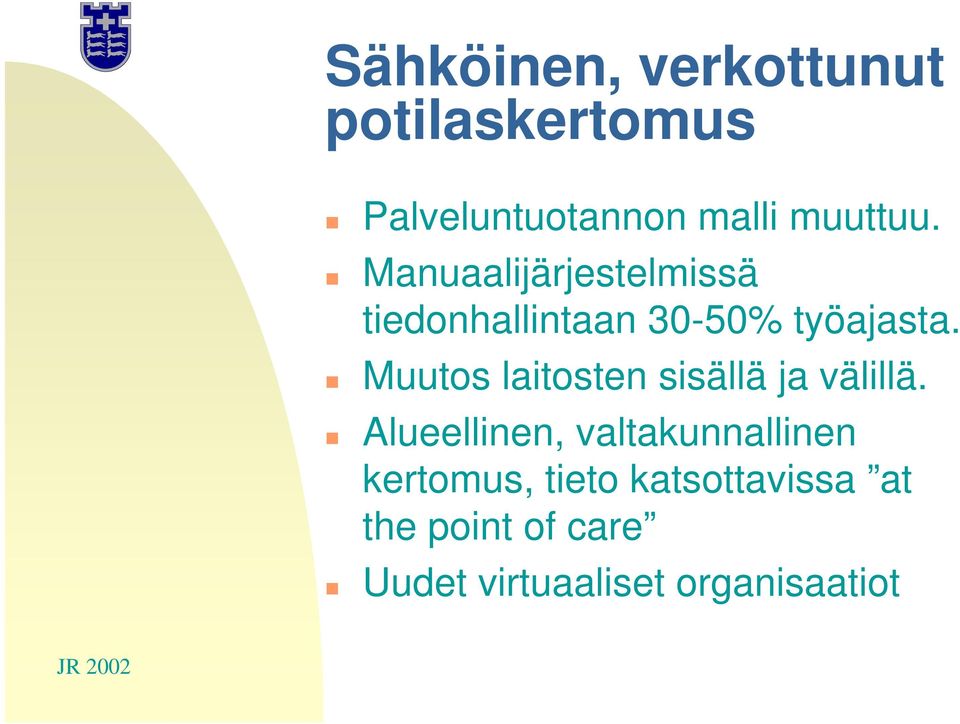 Muutos laitosten sisällä ja välillä.