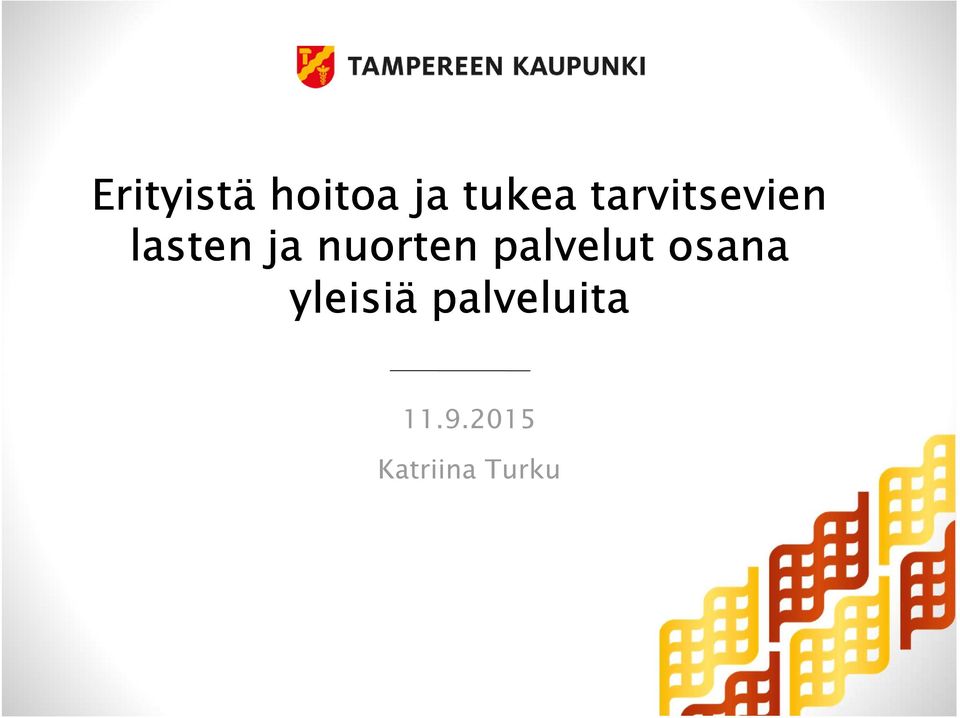 nuorten palvelut osana