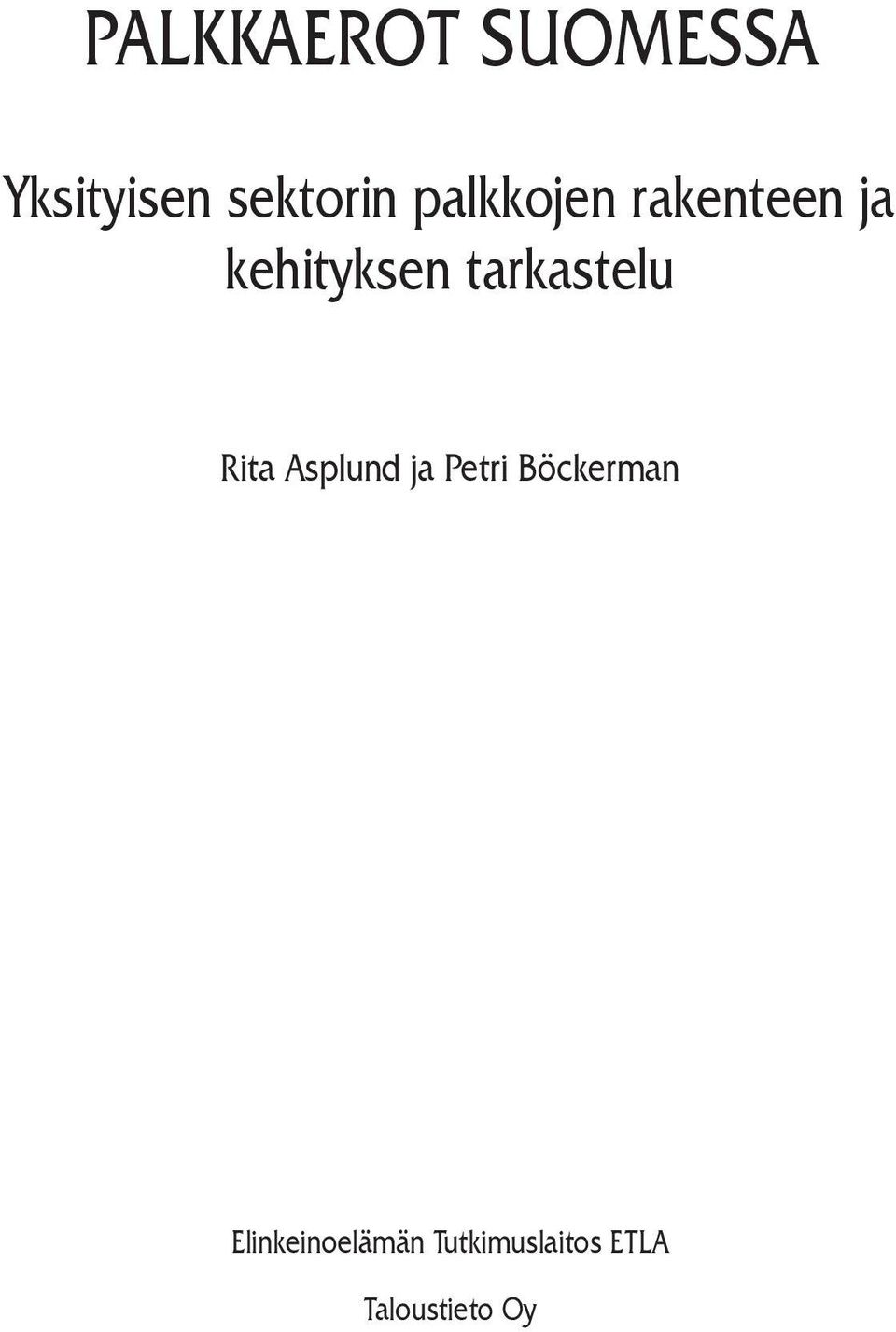 tarkastelu Rita Asplund ja Petri