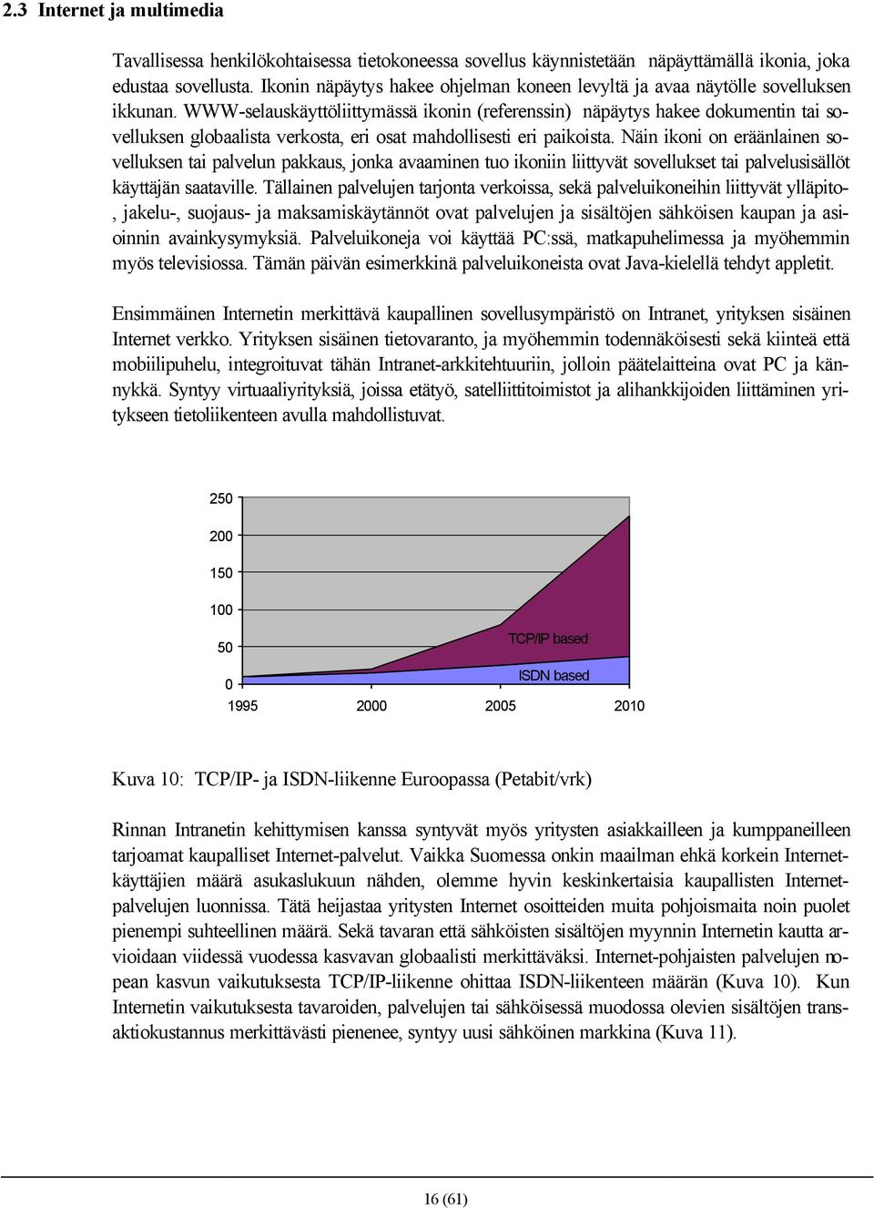 WWW-selauskäyttöliittymässä ikonin (referenssin) näpäytys hakee dokumentin tai sovelluksen globaalista verkosta, eri osat mahdollisesti eri paikoista.