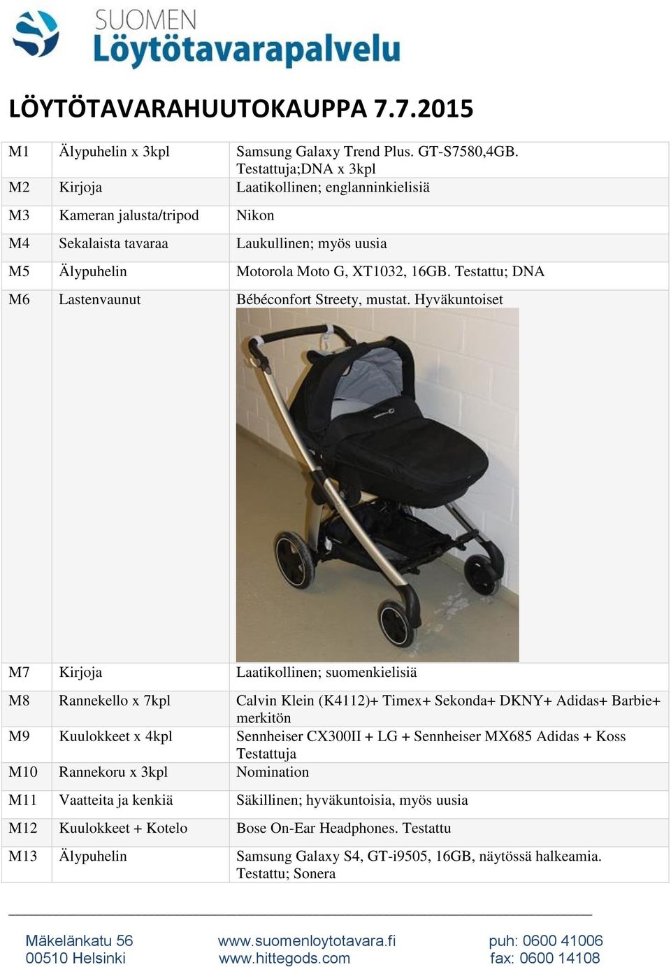 Testattu; DNA M6 Lastenvaunut Bébéconfort Streety, mustat.