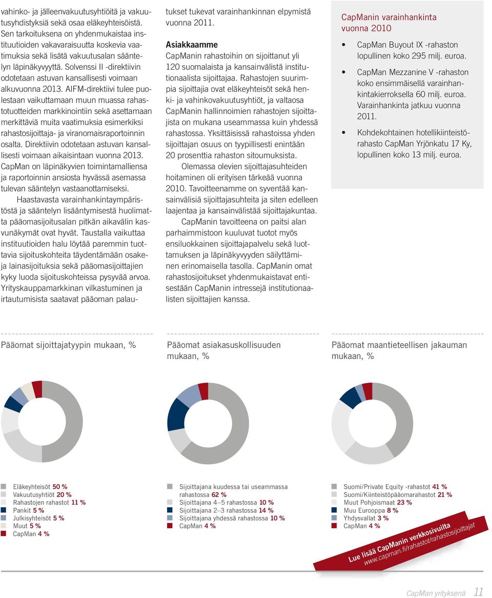 Solvenssi II -direktiivin odotetaan astuvan kansallisesti voimaan alkuvuonna 2013.