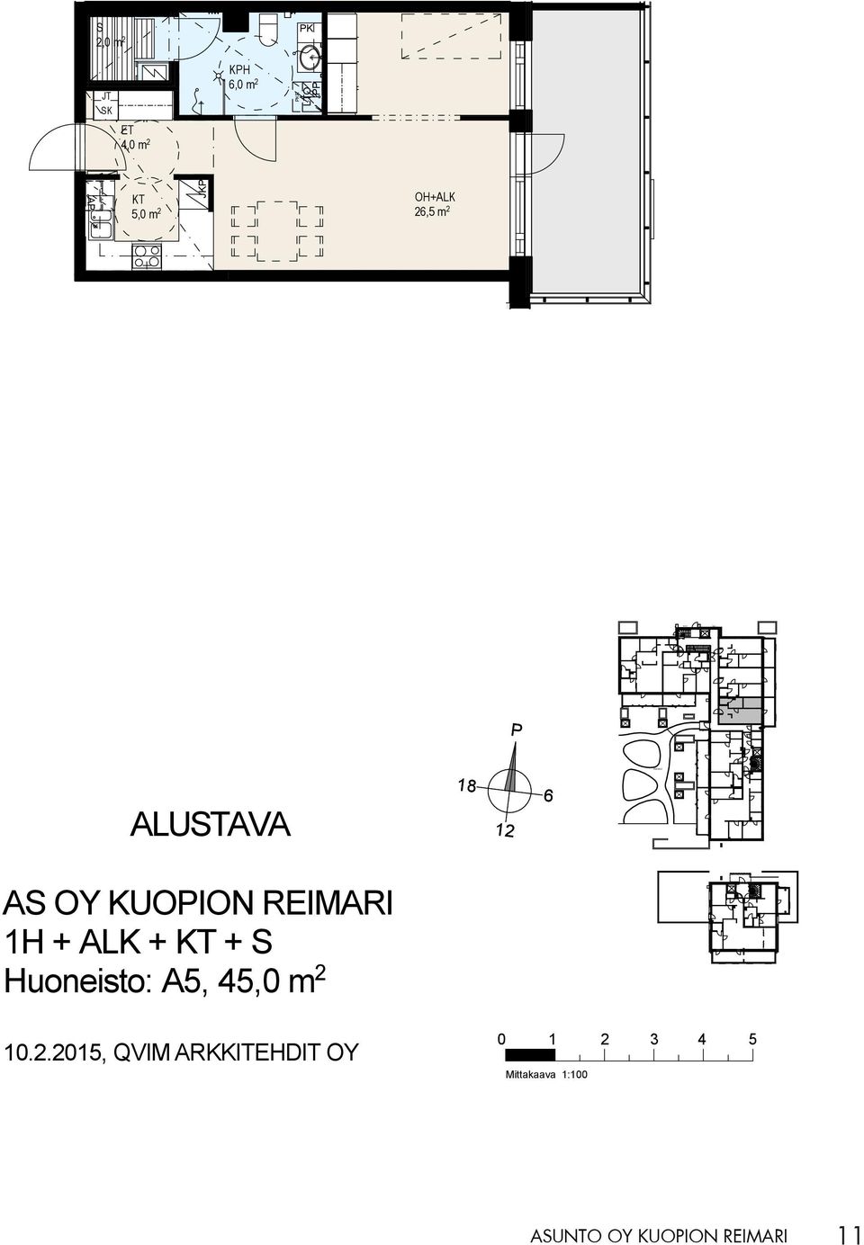 R 5,0 m 2 +AL ALUTAVA A OY UOION