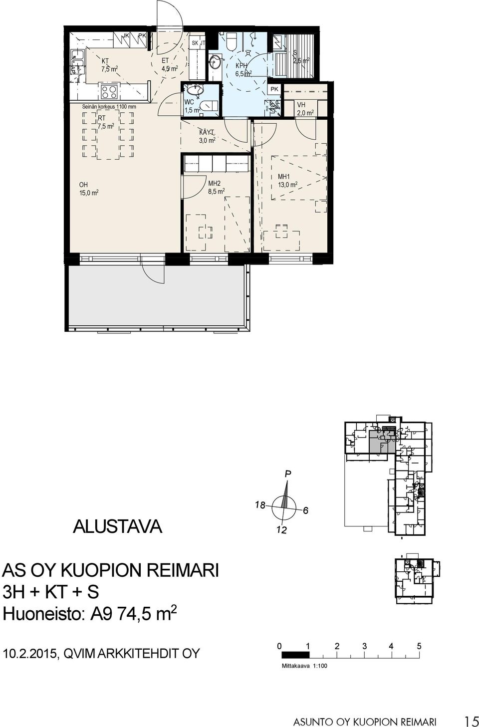 7,5 m 2 1,5 m 2 ÄYT.