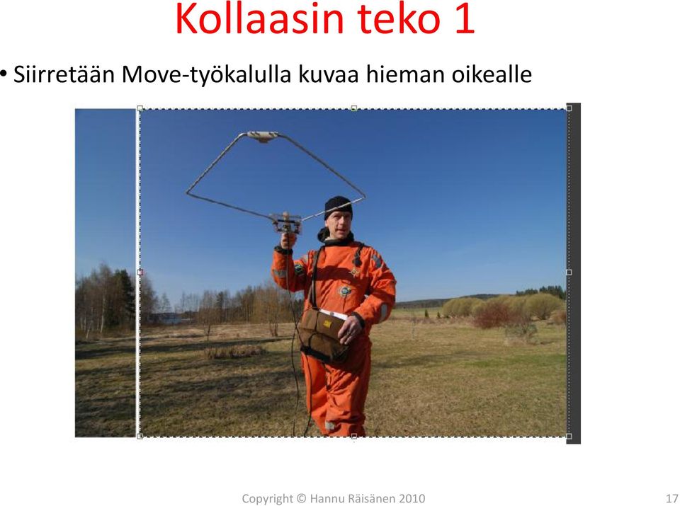 Move-työkalulla kuvaa