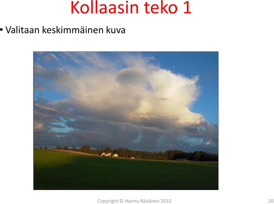 Kollaasin teko 1