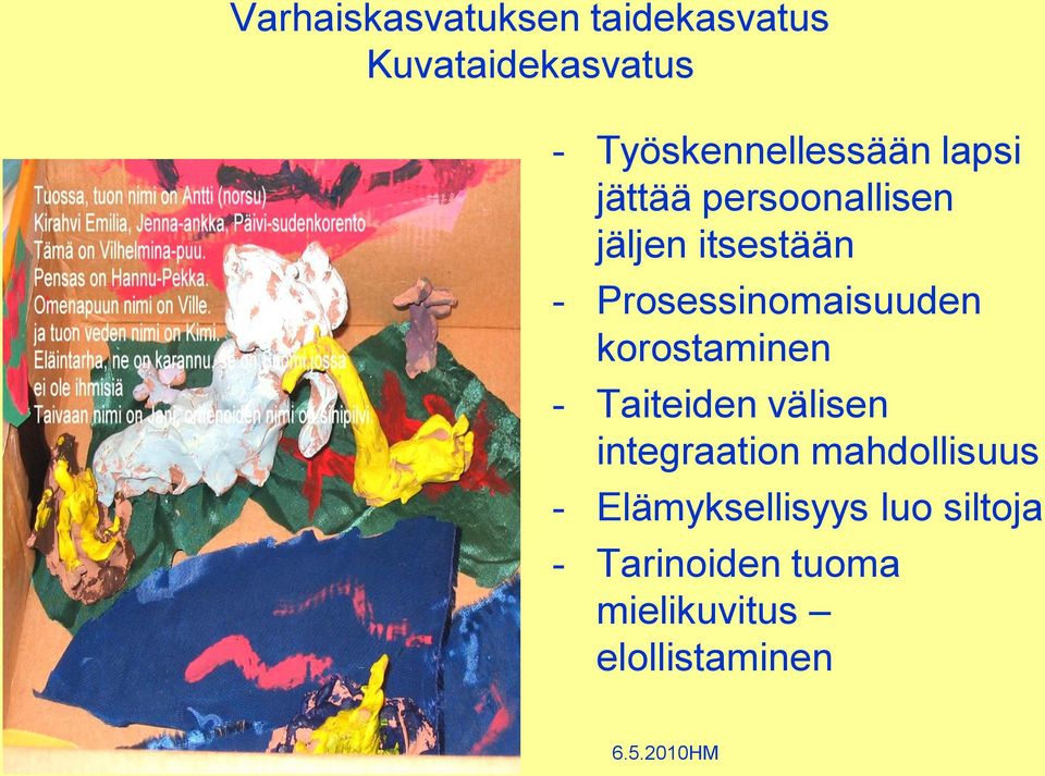 korostaminen - Taiteiden välisen integraation mahdollisuus -