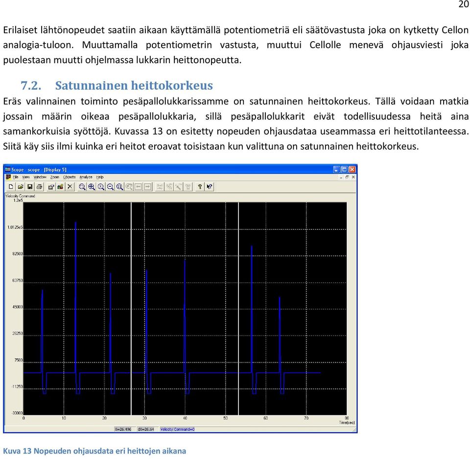 Satunnainen heittokorkeus Eräs valinnainen toiminto pesäpallolukkarissamme on satunnainen heittokorkeus.