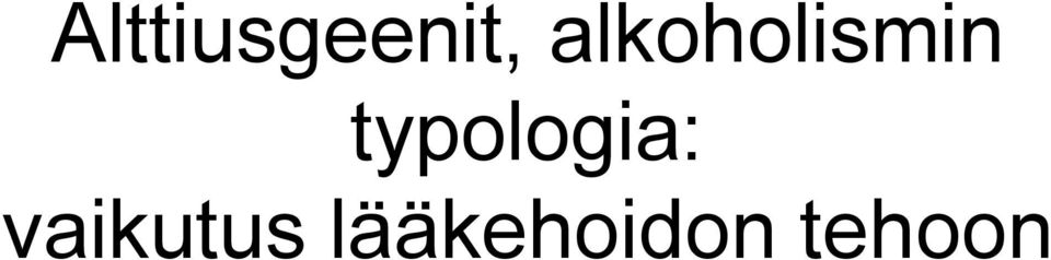 typologia: