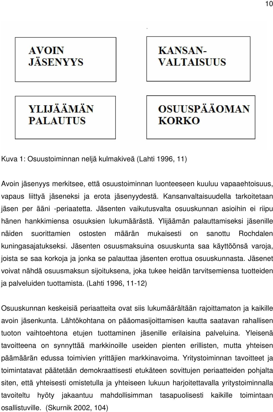 Ylijäämän palauttamiseksi jäsenille näiden suorittamien ostosten määrän mukaisesti on sanottu Rochdalen kuningasajatukseksi.