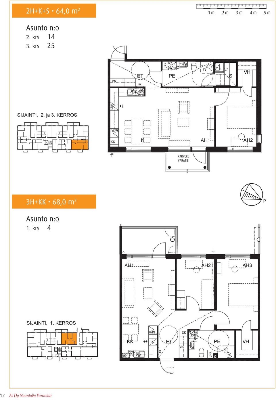 krs 25 S K 3H+ 68,0 m 2 1.